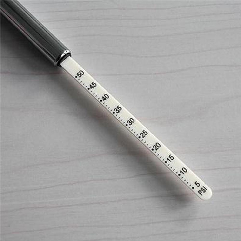 5-50 PSI Motorcycle Tire Pressure Gauge Test Pen Portable Meter Emergency Tools Electric Bicycle Dirt Pit Bike Car AccessoriesGood product