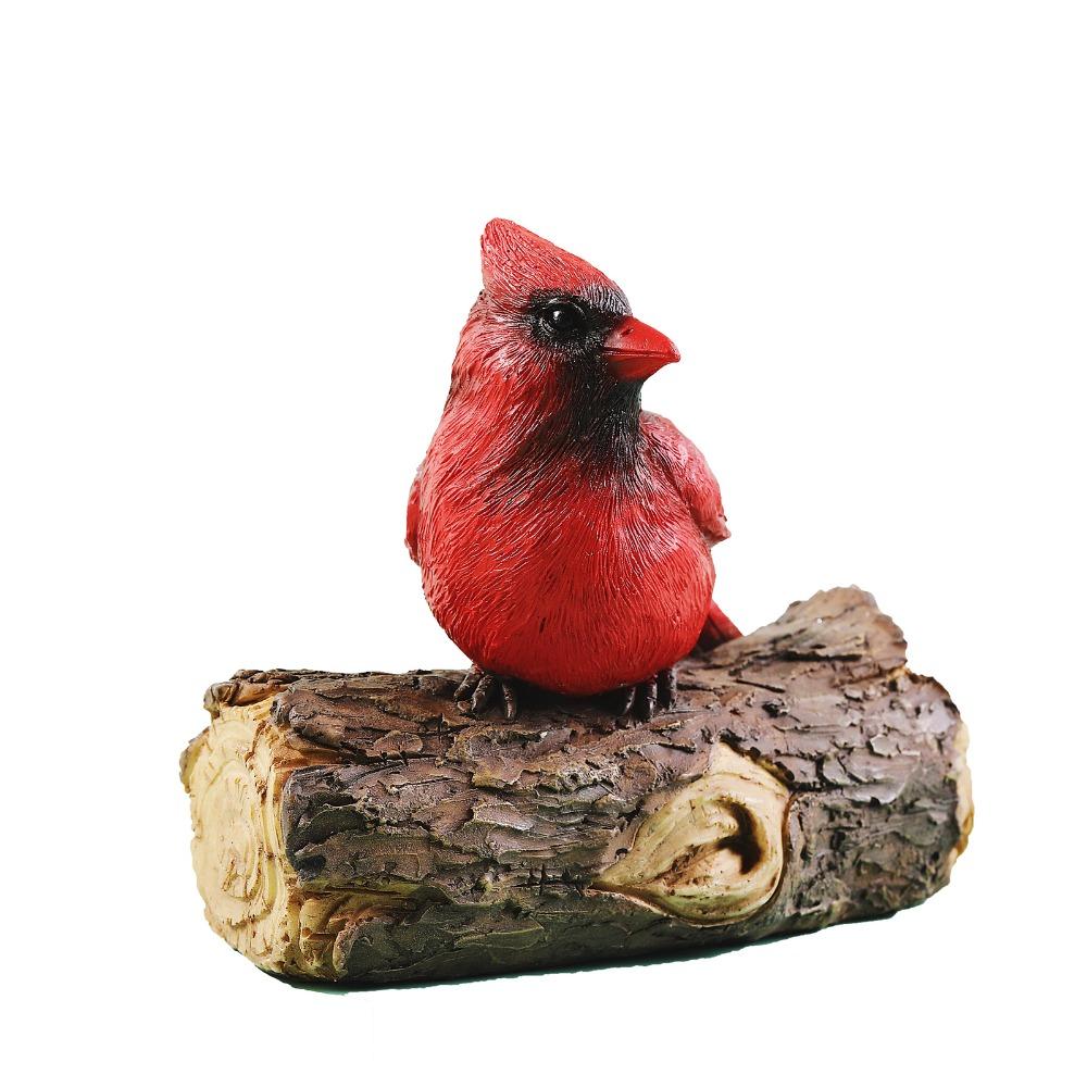 

Resin Bird Ornament Figurine Wall Mount Miniatures Sculpture Garden Decor Animal Statue Tree красный