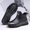 Herbst Winter Herren Regenstiefel Wasserdicht Gummi Angelschuhe Regenschuhe Outdoor Rutschfest Leichte Schuhe Langlebige Wasserdichte Gummi Angelschuhe