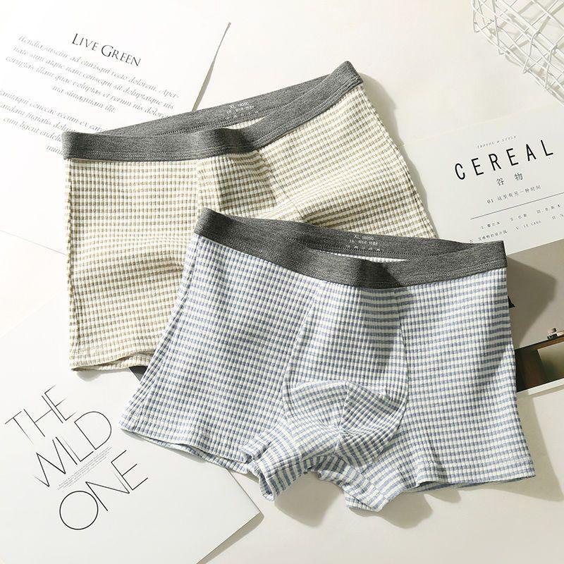 

Мужское нижнее белье, приятные для кожи, дышащие спортивные шорты со средней посадкой, мужское нижнее белье, комплект из двух мужских трусов 3XL