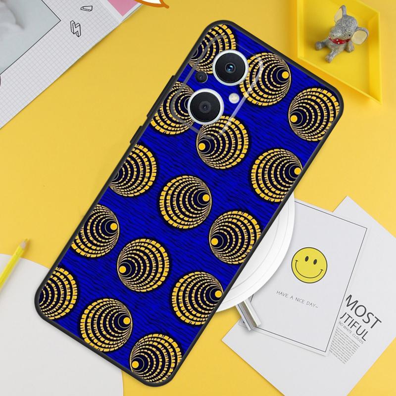 African Wax Print Design Cover For OPPO Reno 8 Lite 10 7 6 5 4 3 2Z 4Z 5Z 8T OPPO Find X3 Neo X5 X6 Pro X2 Lite Case