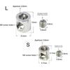10PCS For 1/2mm Steel Wire Sling Clamps Double Holes Metal Copper Clip Stainless Steel Rope Sling Tool Fastening Accessories
