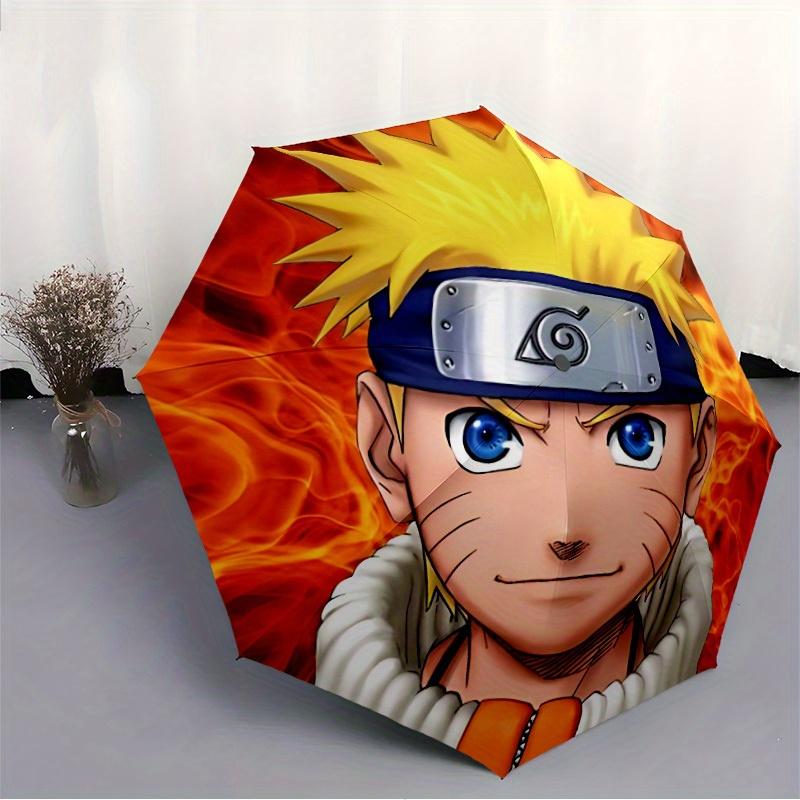 1pc Naruto Design Automatic Open/Close Umbrella - Compact Travel Umbrella, Perfect Gift for Friends -Intricate Design Umbrella yy250811057