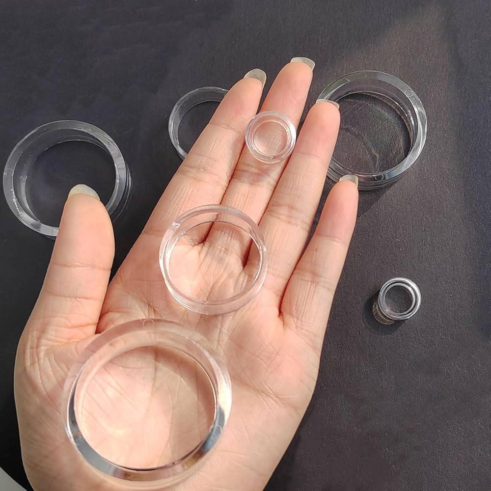 Spherical Transparent Display Stand for Eggs and Jewelry