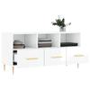 VidaXL TV Stand High Gloss White 102x36x50 Cm Engineered Wood 829022