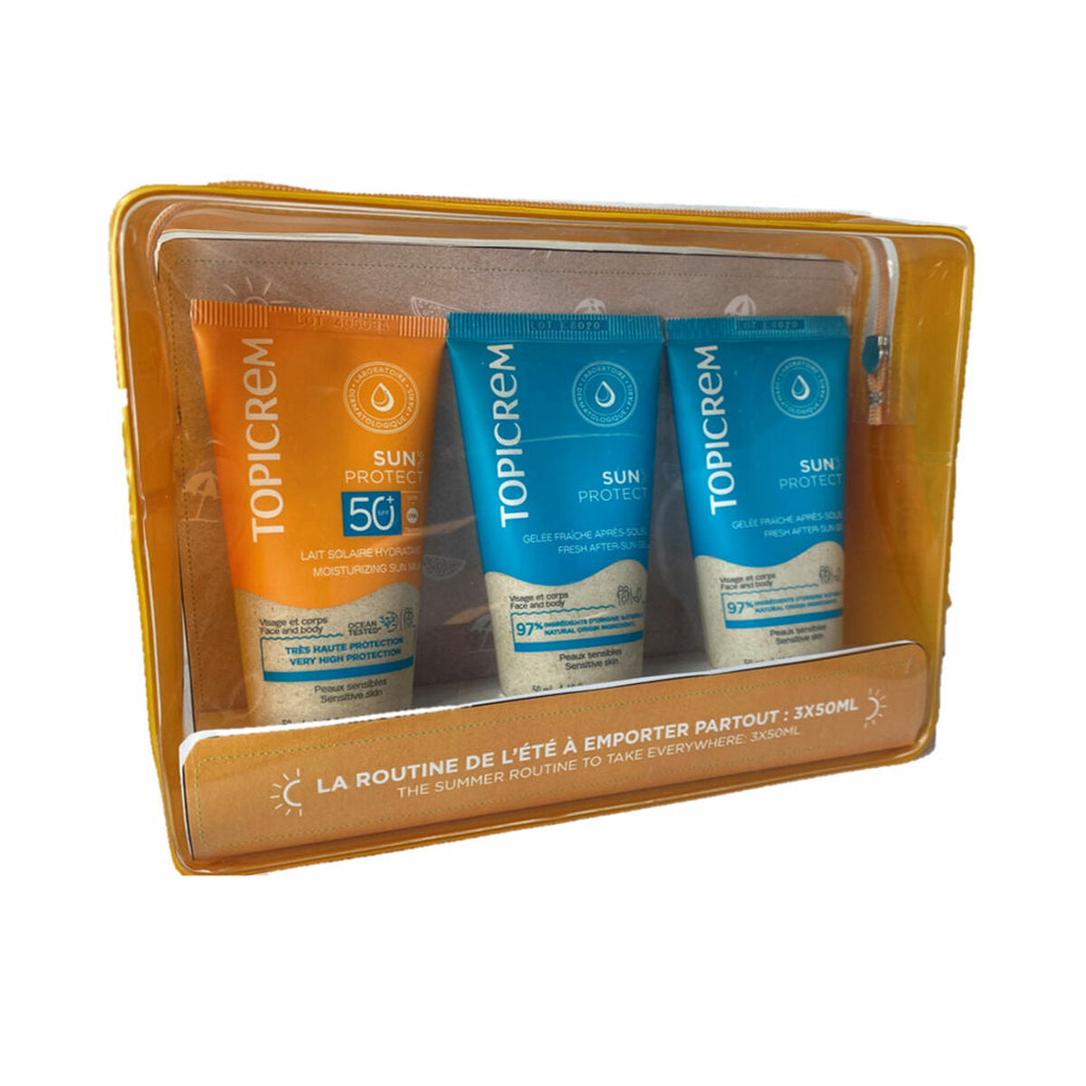 

Topicrem SUN PROTECT Spf 50 Sunscreen Set Spf 50+ 3 Pieces