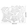 Floral Leaves Cutting Dies Embossing Die Cuts Template for Kid Gift Card Making DIY Paper Craft Scrapbooking Photo Album