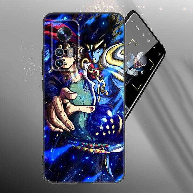 JoJo Bizarre Adventure Phone Case For Xiaomi Mi 10T 11i 11T Note 10 11 Lite NE F1 POCO F3 M3 X3 GT NFC M4 X4 Pro 5G Black Cover