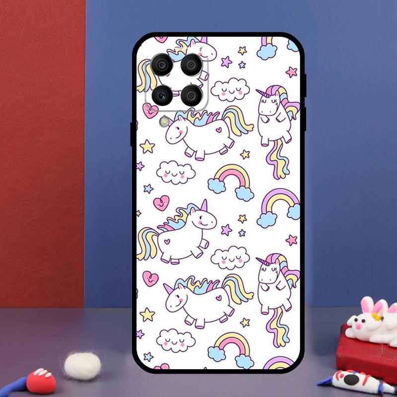 

Cute Rainbow Unicorn For Samsung Galaxy M14 M34 M54 M33 M13 M23 M53 M15 M55 M31 M51 M20 M30s M32 M52 Phone Case Samsung M12