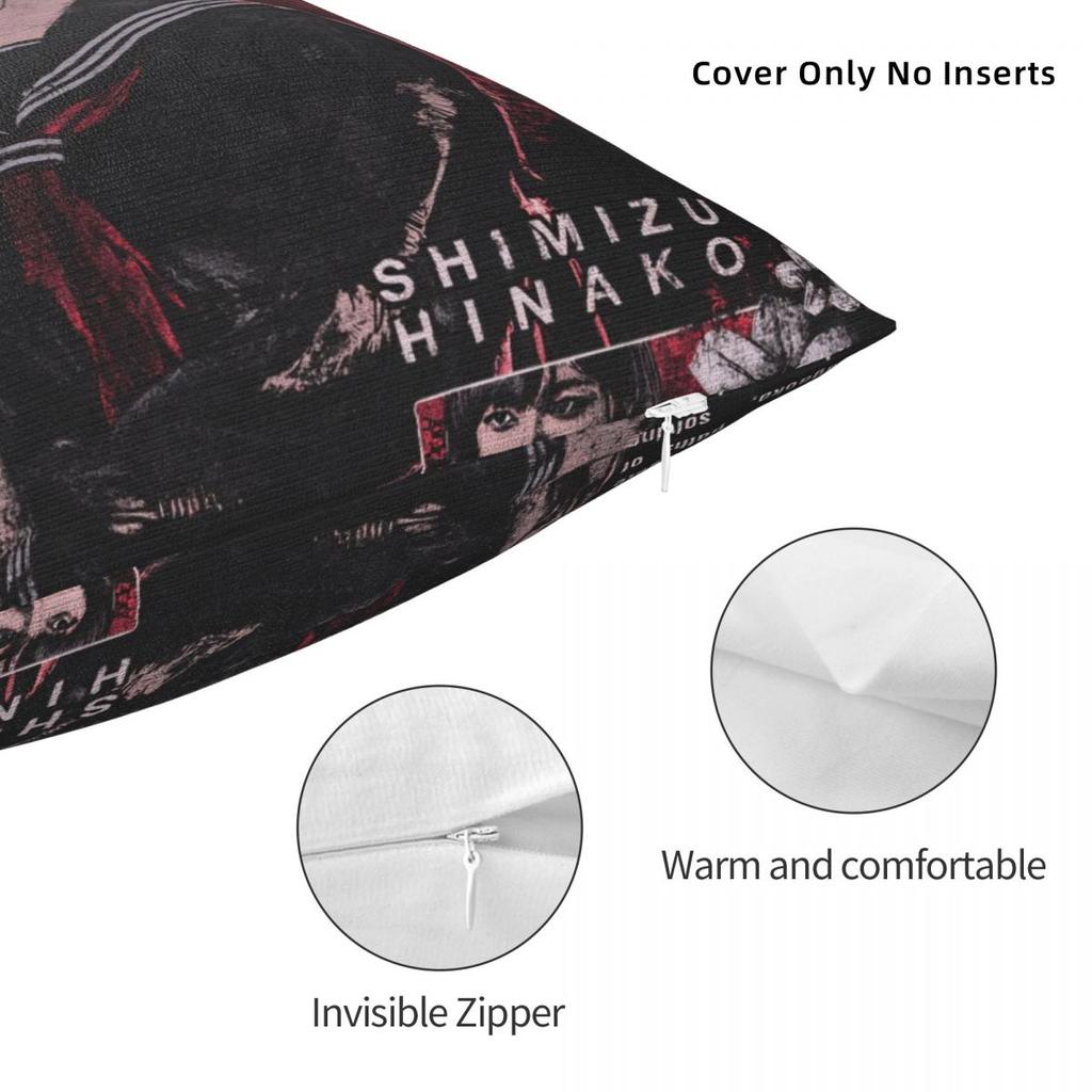 Silent Hill F Game Hinako Pillow Cover Funny Pillow Case Polyester Graphic Cushion Cover Pillowcases For Sofa Bedroom Home Decor