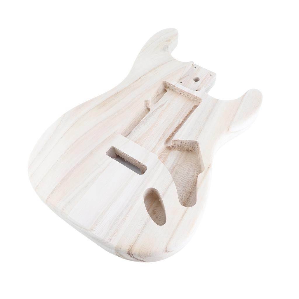 Guitar Barrel Body Maple Polished Unfinished Electric Guitar Barrel for ST Electric Guitar Accessories