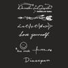 Long Lasting Fake Tattoo English Letter Hombre Art Fake Tattoo Juice Tattoo  Clavicle