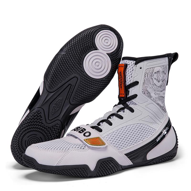 Men Women Boxing Shoes  Professional Wrestling ShoesLight Weight Flighting Footwears Anti Slip Wrestling Sneakers