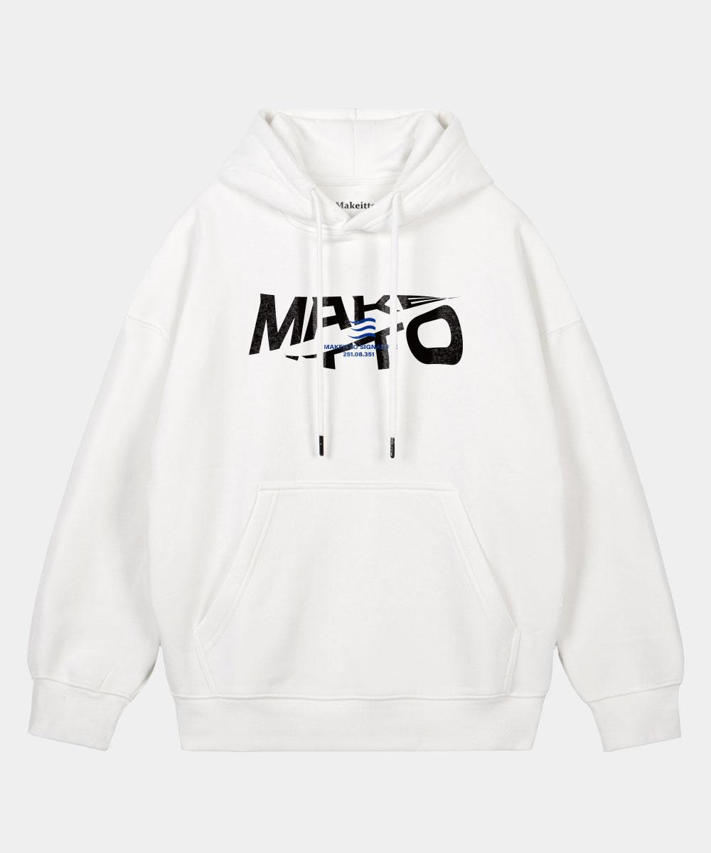 Свитшот с надписью  Make It Two Active _Белый Xxl (No Fleece Lining)