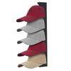 ABWR-4X Wooden Hat Hanger For Baseball Cap Home Decor Space-Saving Wooden Organizer With Display Shelf Black