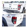 Matte Black Car Styling Tail Light Rear Lamps Cover For Ford Ranger 2012-2020 2025 2025 T6 T7 T8 XTL XL XLS Wildtrak Accessories