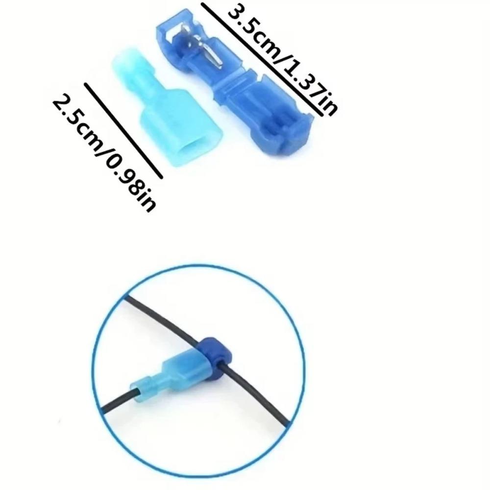 20 Pairs Of Quick Cable Connectors With Snap Lock Connection Terminals For Crimping And Non Stripping Quick Connection Terminals