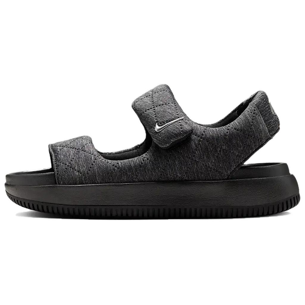 Nike  Calm Sandal SE Black Metallic Silver Women Sneakers HJ9000-002