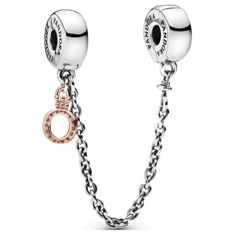 Pandora Logo Engraved Pendant Women pendant Silver 78831305 Box