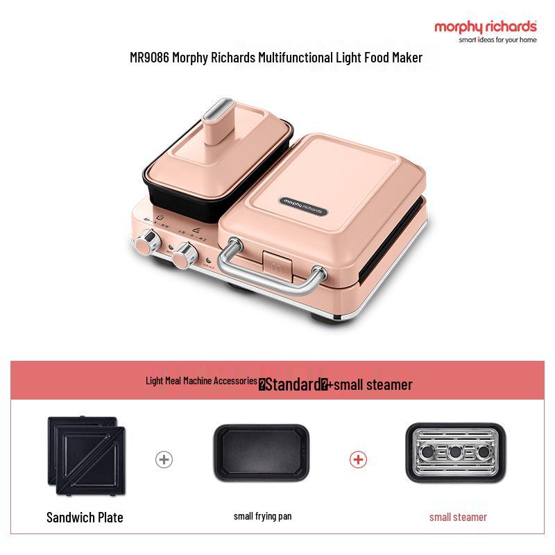 Morphy Richards MR9086 Multifunctional Breakfast & Sandwich Maker with Waffle Feature.