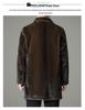 Men's Double-Sided Sable Fur Mid-Length Winter Coat