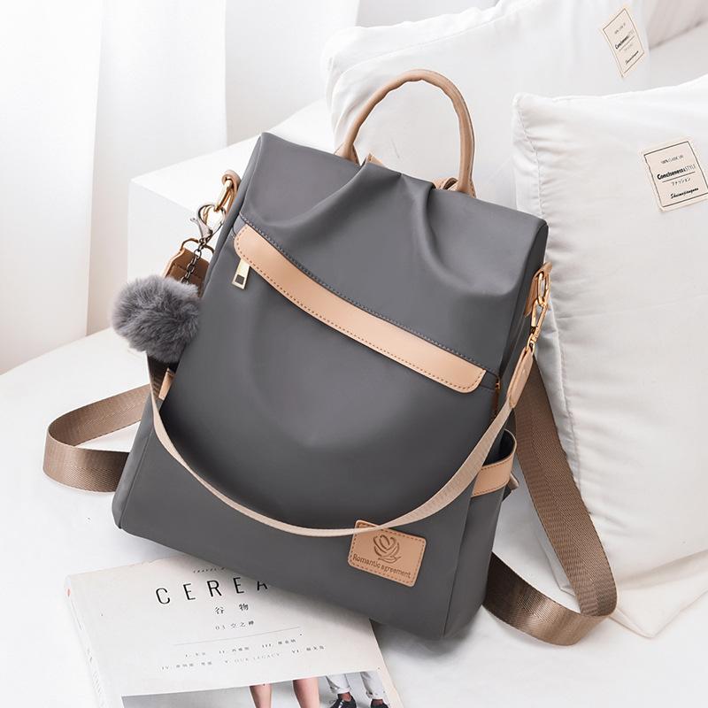 New bag 2025 Oxford cloth backpack women's fashion versatile women's anti-theft versatile travel backpack women