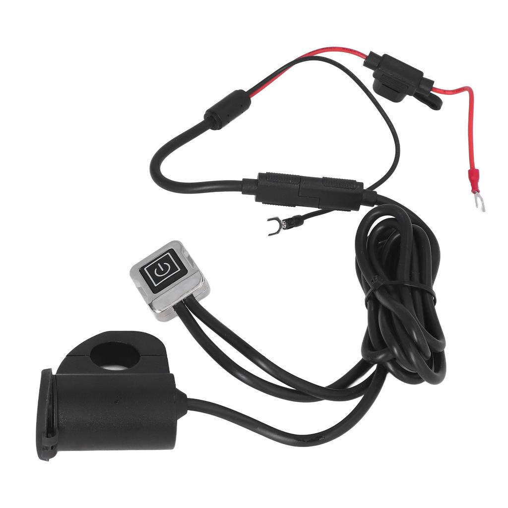 Electric Vehicle Motorcycle Mobile Phone Charger Digital Display Voltage QC3.0 Dual USB Charger