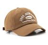Korean-Style Retro Baseball Cap, Versatile Women'S Street Letter Embroidery Hat With Floral Patterns, Summer Couple Accessory