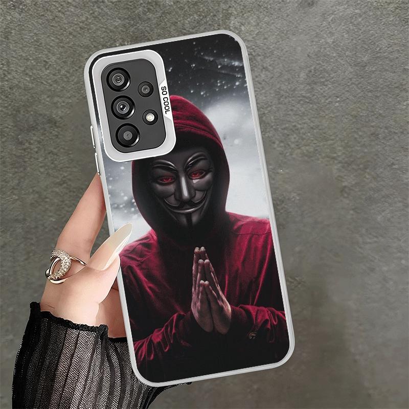 

Anonymous V Mask Shockproof Phone Case for Samsung A17 A16 A15 A14 A37 A57 A36 A56 A26 A35 A55 A25 A34 A54 A24 A13 A23 A33 A53 A Samsung A04S