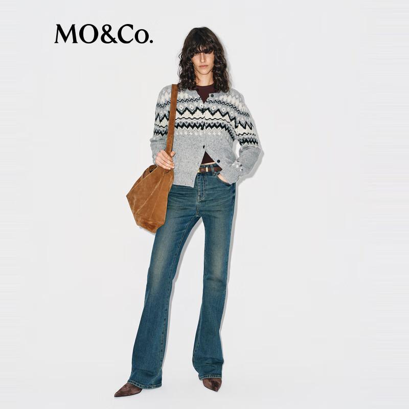 

MO&Co. Женские джинсы из денима прямого кроя стандартной посадки L 28