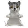 Wall Mounted Toilet Paper Holder Simple Installation Realistic 3D Printed Cat Paper Towel Holder Bathroom Decoration