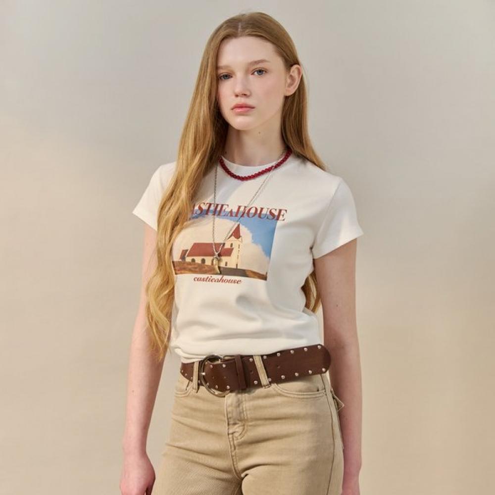 MAXZA VinTage Mood Graphic LeTTering T shirT zf06qT010na