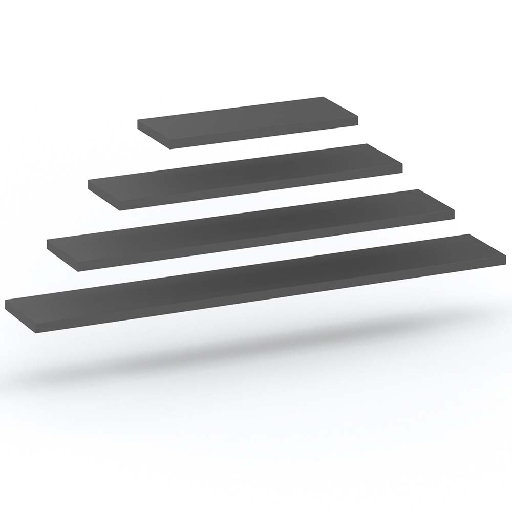 LOFT GRAY HANGING BOOK SHELF 40 CM