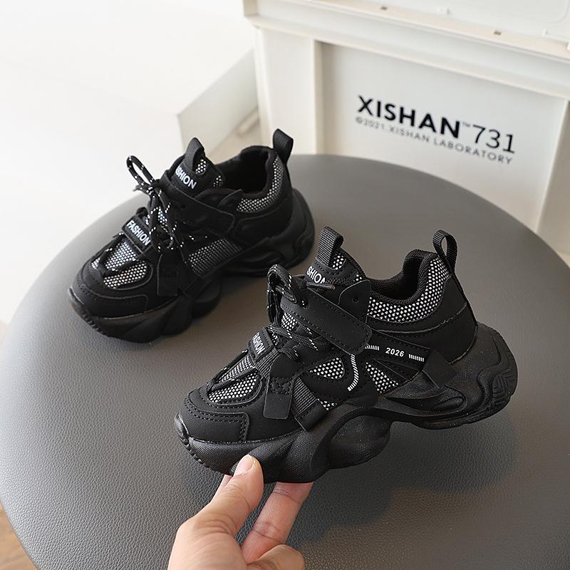 Vår & Höst Barns Sportskor - Pojkars Pappa Sneakers, Halkfri Mjuk Sula för Småbarn