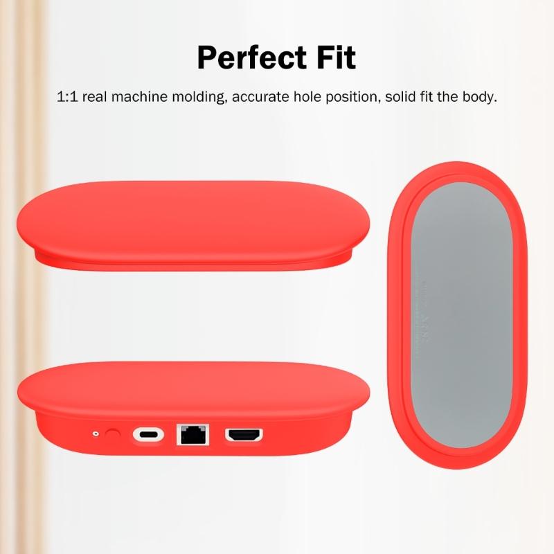 Durability Silicone Case Design for TV Streamer (4K) 2024 Host Easy Installation Wall Mount Case Cover Customs Fit