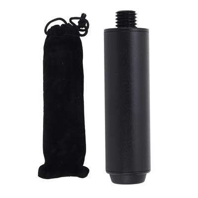 Extensão de taco de bilhar 4 polegadas de alumínio extensor de taco de bilhar acessório de bilhar com plugue traseiro