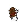 Original Cartoon Enamel Alloy Brooch Cute Rabbit Lapel Pin Anti Exposure Adjustable Fixing for Clothes Backpack Decoration Badge
