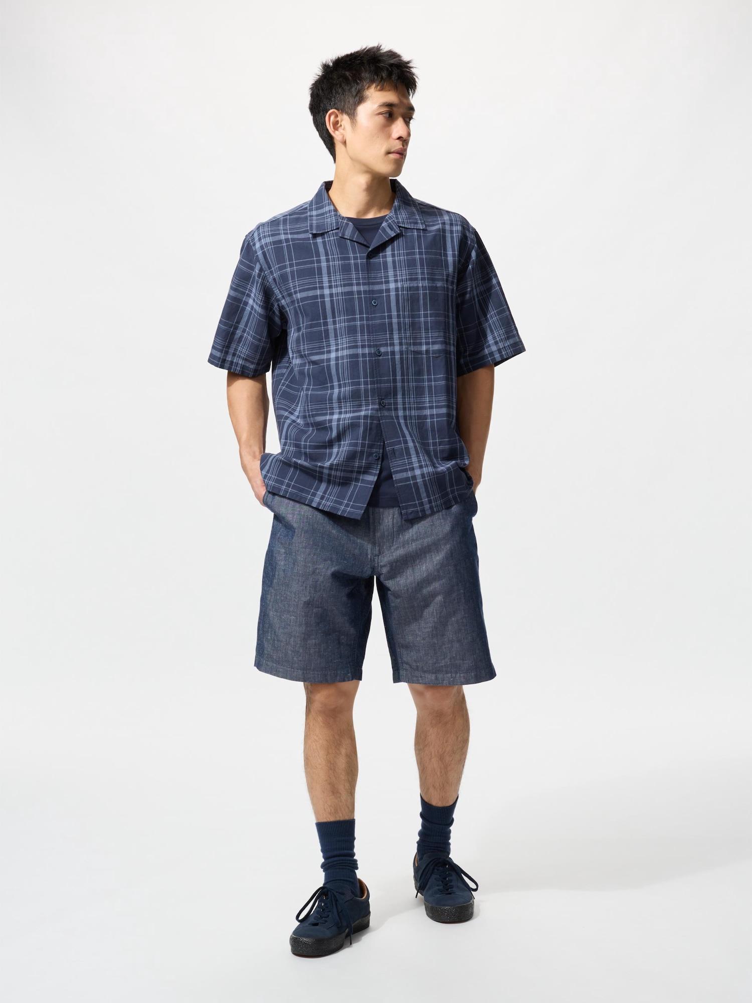 

Uniqlo Японские шорты из льняной смеси