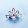 Kids Gift Princess Hairclip Hairpin Tiara Crown Hair Comb Crystal Rhinestone Hair Jewelry Flower