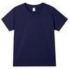 Cross-Border Pure Cotton Custom Short-Sleeve Men's and Kids' T-Shirts with Solid Color Styles for School Uniforms and Team Apparel