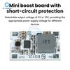 DC-DC Boost Converter Module 2.7-11V To 5V/12V 10 Mini Step-Up Board with Short Circuit Protection for Diverse Electronic Device