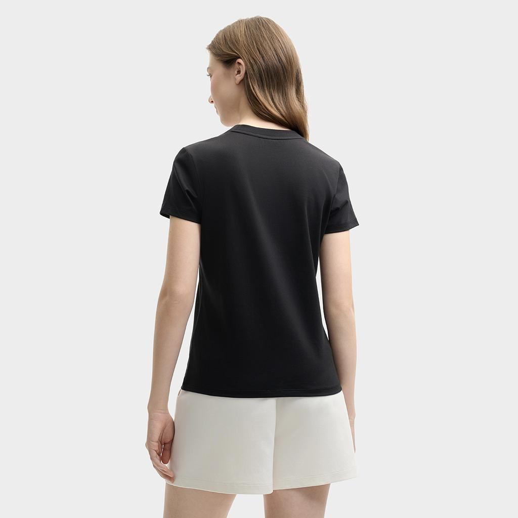 New FILA ORIGINALE T Shirt Women's Jet Black F51W529109F-BK