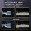 H4 LED Headlight Bulbs, 25000LM 90W Dual-Lens Super Bright LED Headlights Conversion Kit 6000K