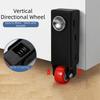 Smooth Rolling Sliding Door Bottom Guide Wheel Anti Sagging Furniture Wheels  Sliding Door
