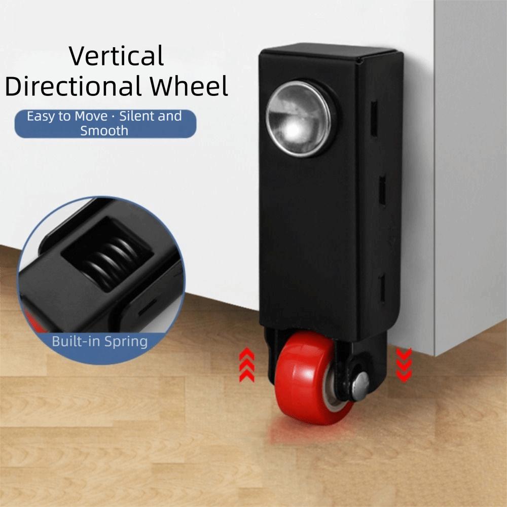 Smooth Rolling Sliding Door Bottom Guide Wheel Anti Sagging Furniture Wheels Sliding Door