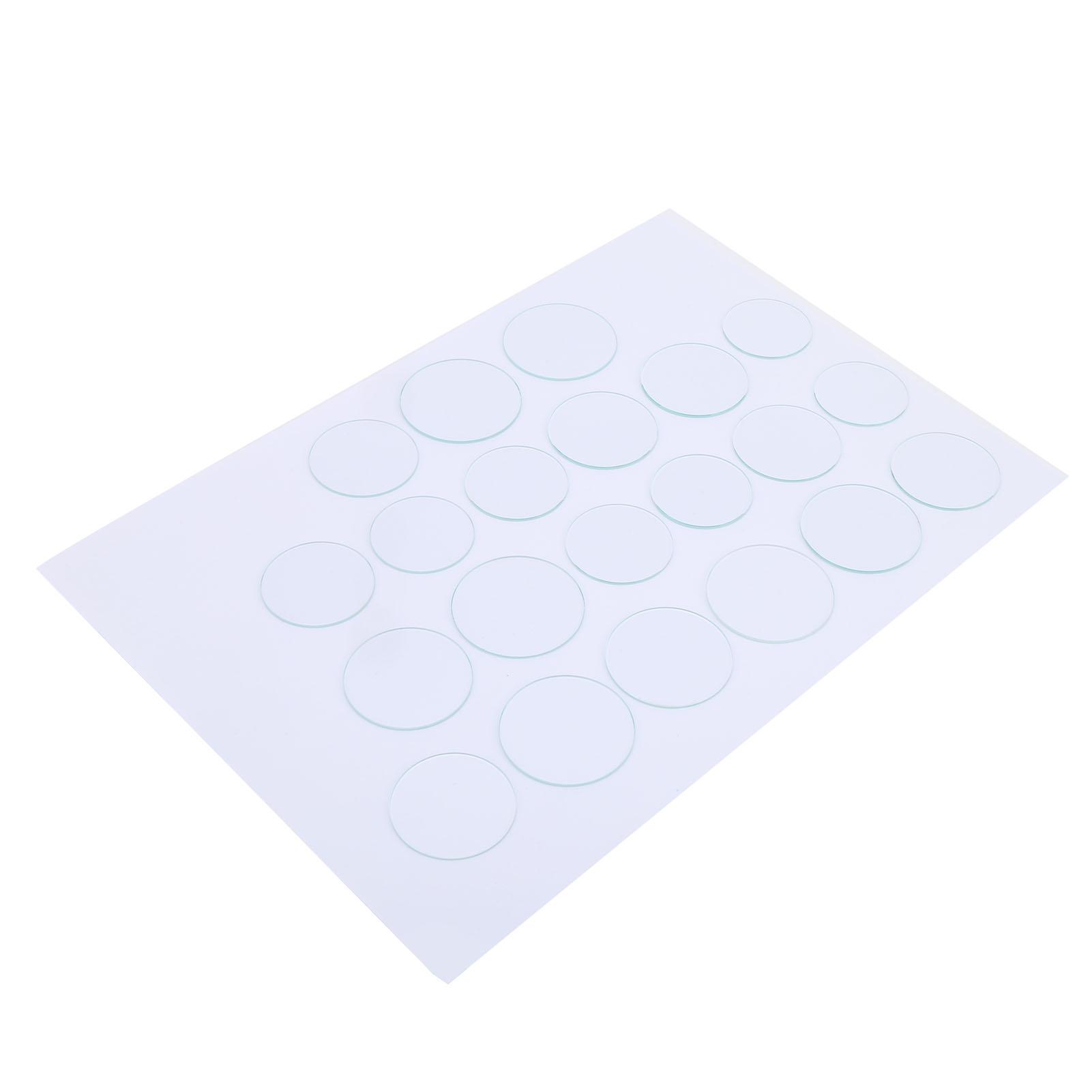 

21шт 3545 мм плоские стеклянные линзы для часов, гладкие края, высокая термостойкость, толщина 1,2 мм