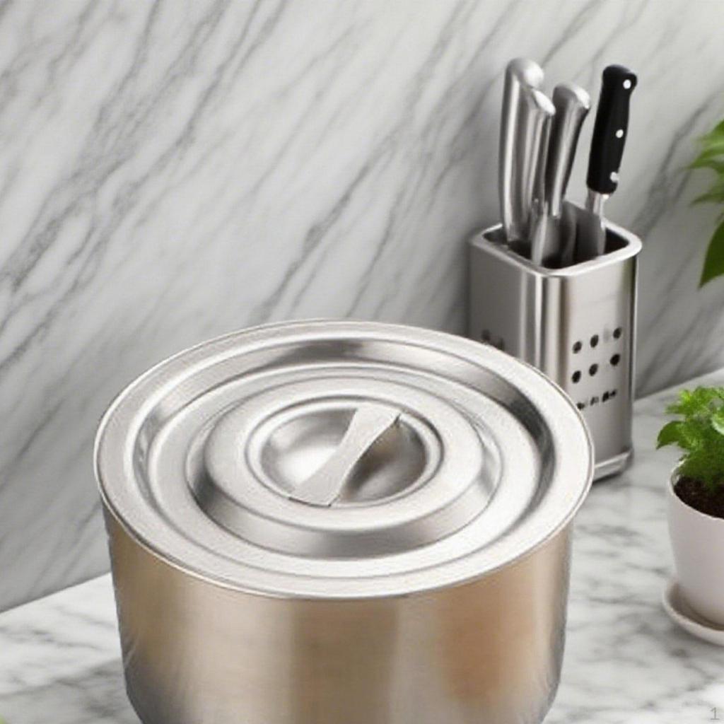 Frying Cooking Pot Lid Heat Resistant Heavy Duty Replacement with Handle Cookware Round Cover