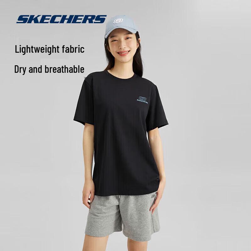 Skechers Unisex Breathable Short-Sleeve T-Shirt L