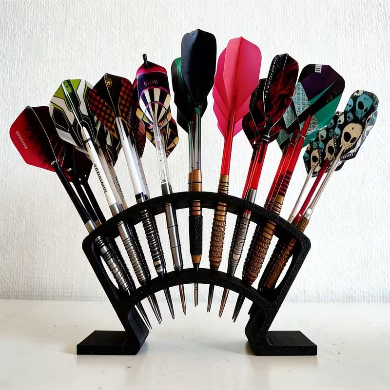 Dart Holder Vertical Space-Saving Storage Rack Dart Display Stand