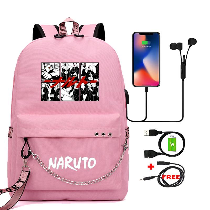 Anime Bookbag Teenage Backpack Unisex School Bag for Boy Girl Cartoon Printing Laptop Bagpack Back To School